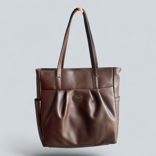 ‘Elvona’ Pleated Utility Tote