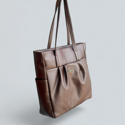 ‘Elvona’ Pleated Utility Tote