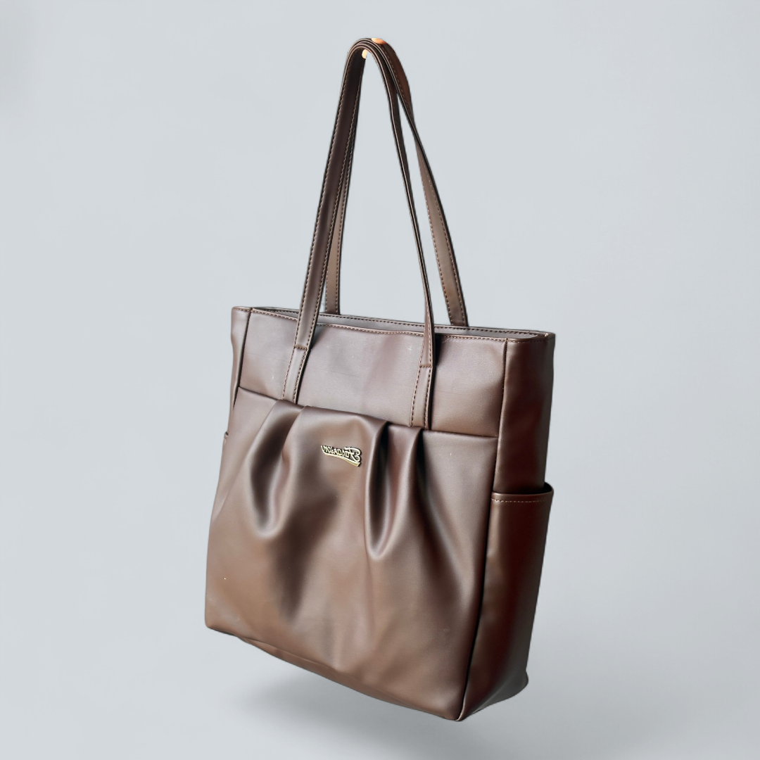 ‘Elvona’ Pleated Utility Tote