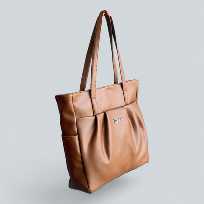 ‘Elvona’ Pleated Utility Tote
