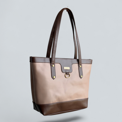 ‘Calvera’ Contrast Trim Classic Tote