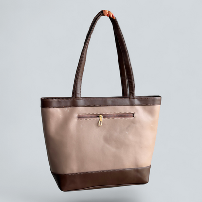 ‘Calvera’ Contrast Trim Classic Tote
