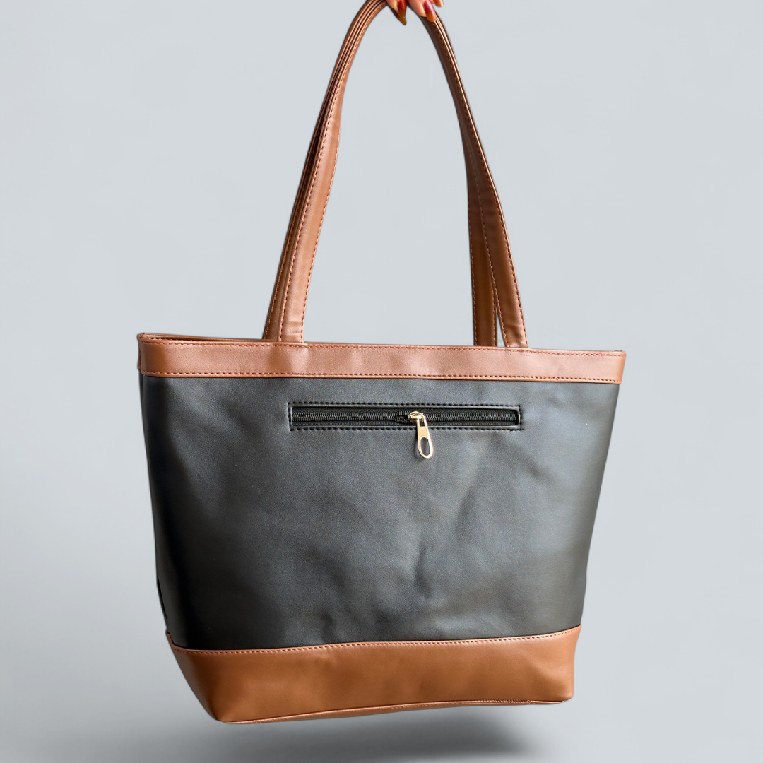 ‘Calvera’ Contrast Trim Classic Tote