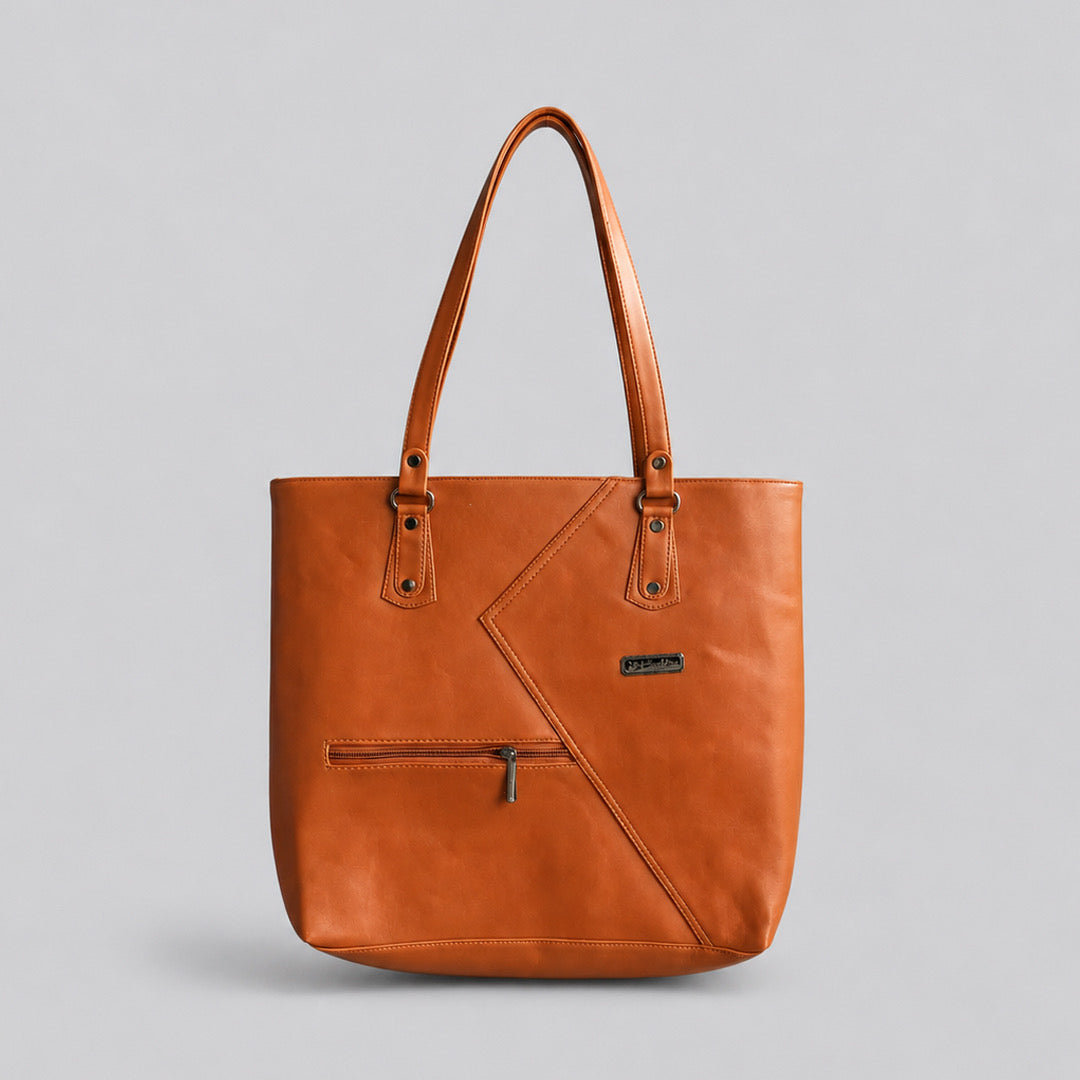 ‘Orvella’ Angled Stitch Work Tote