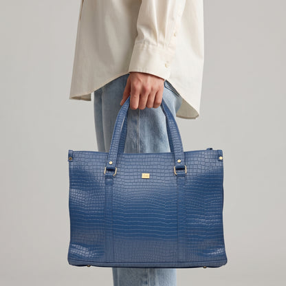 ‘Aurevia’ Structured Work Tote [CROC]